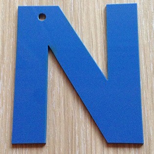 Sample of decorative letters for children's playground decoration