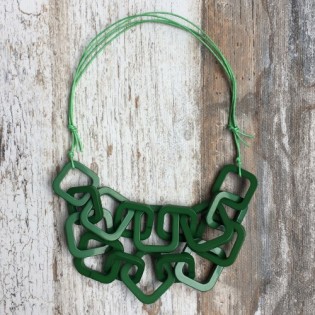 NECKLACE LINK GREEN