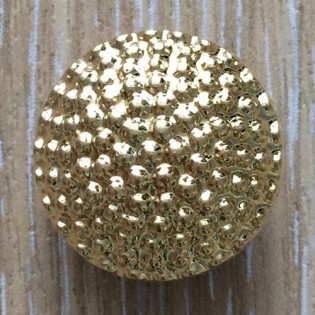 Buttons with metal surface